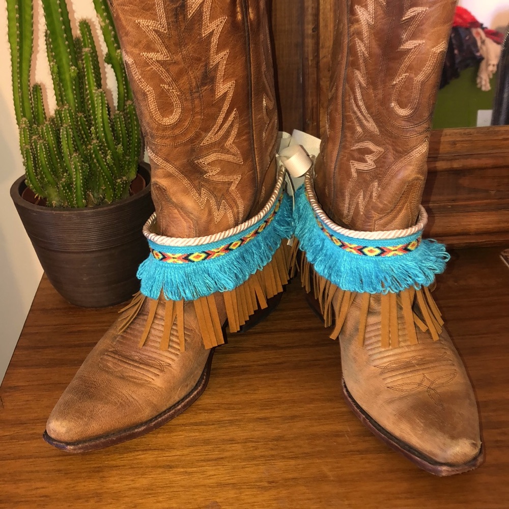 Custom Fringe Boot Belts